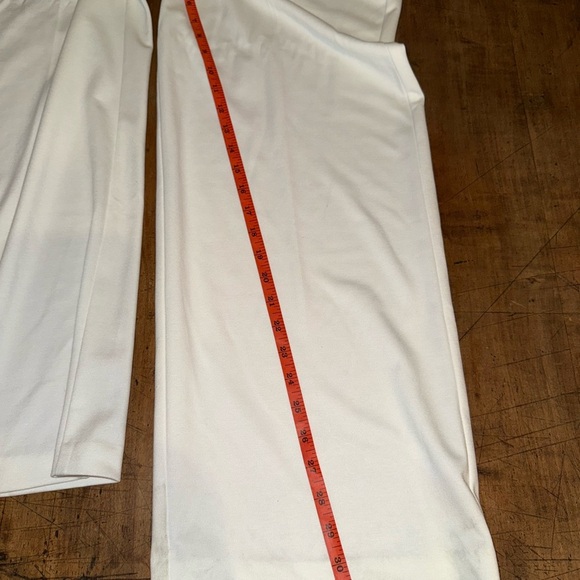 New Direction White Snow Pants with Gold Button Accents Size Large - Picture 8 of 13